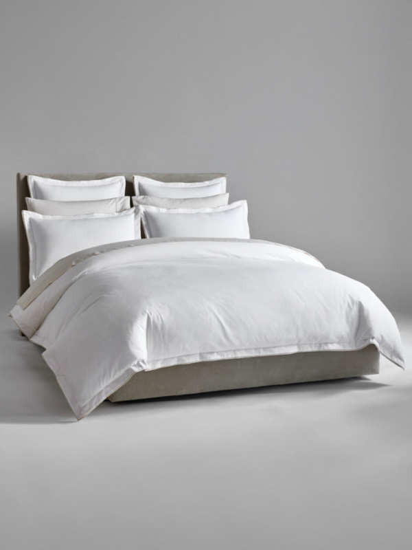 Willow Linen Set - Turkish Silver/Signature White / King